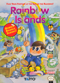 Rainbow Islands Famicom  box art